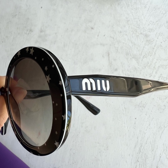 Miu Miu stars round sunglasses - Picture 10 of 12